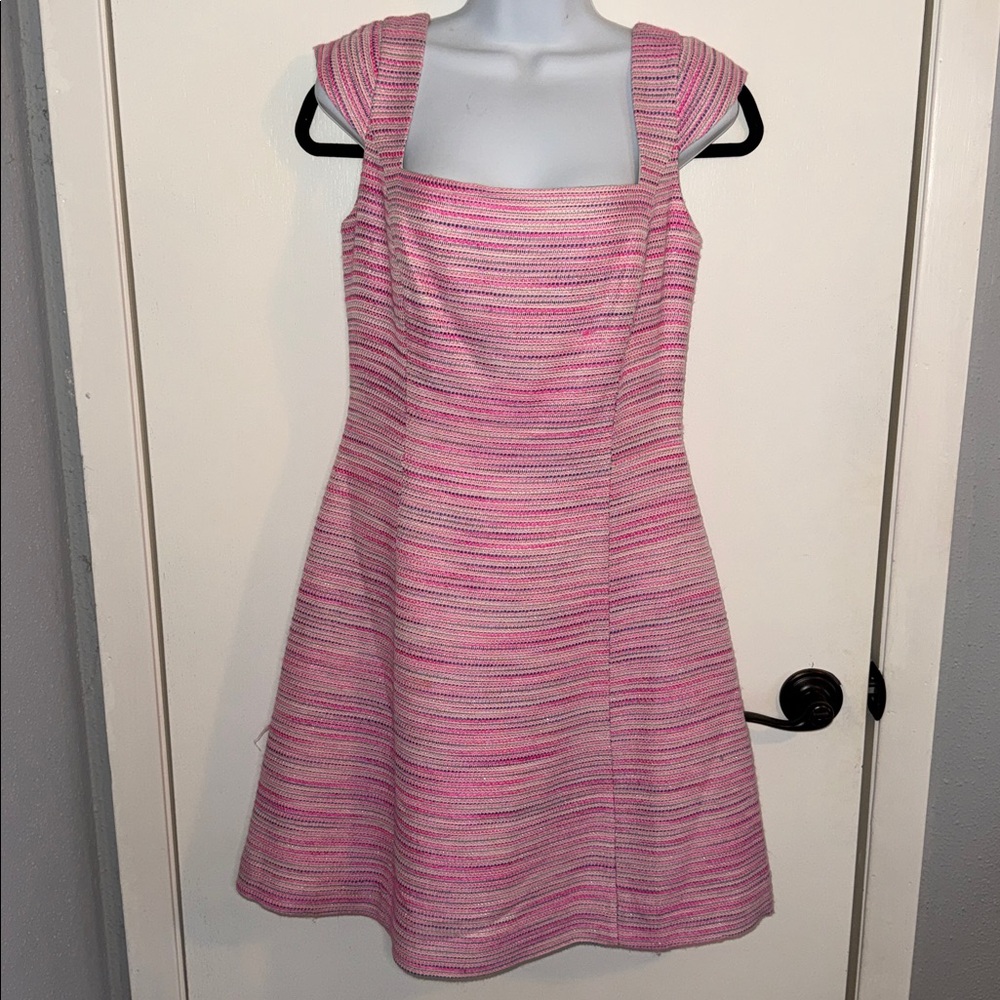 Lilly Pulitzer Pink and Rose gold tweed Mini Dress